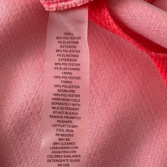 Vince Camuto Neon Pink Dress with Gold Detailing - Picture 8 of 8